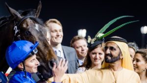 Which horse was Sheikh Mohammed's first British Classic winner?  