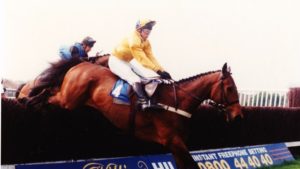 Which horse was Richard Johnson's first Cheltenham Festival winner?  